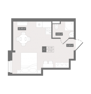 планировка, фото №1