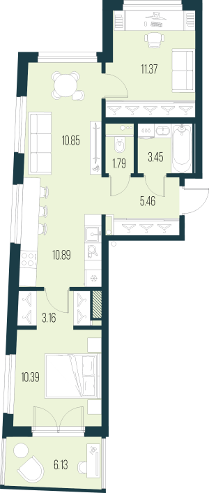 планировка, фото №1