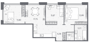 планировка, фото №1