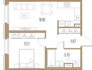 планировка, фото №1