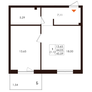 планировка, фото №1