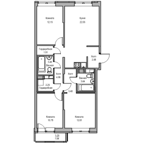 планировка, фото №1