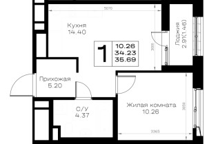 планировка, фото №1