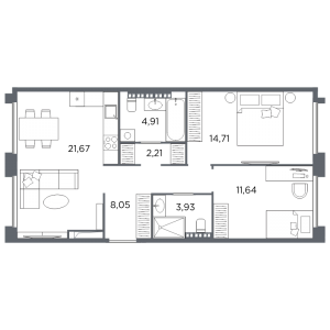 планировка, фото №1