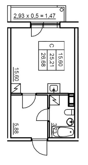 планировка, фото №1