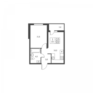 планировка, фото №1