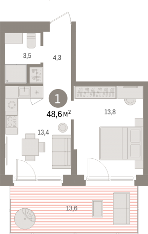 планировка, фото №1