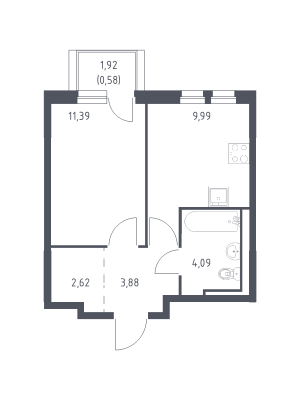 планировка, фото №1