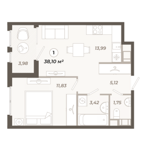 планировка, фото №1