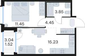планировка, фото №1