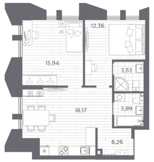 планировка, фото №1
