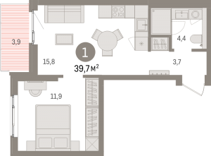 планировка, фото №1