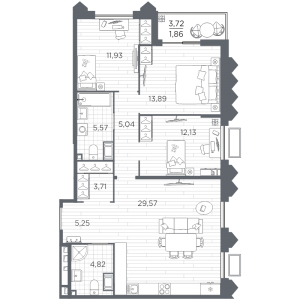 планировка, фото №1