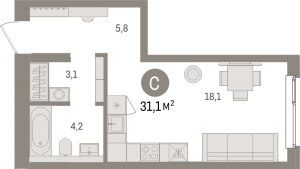 планировка, фото №1