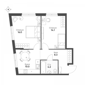 планировка, фото №1