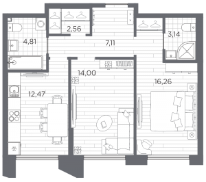 планировка, фото №1