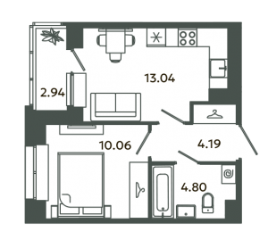 планировка, фото №1