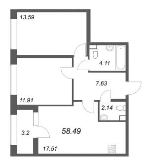 планировка, фото №1