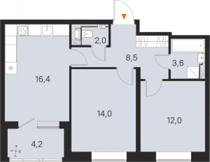 планировка, фото №1