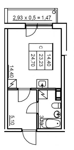 планировка, фото №1