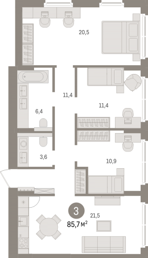 планировка, фото №1