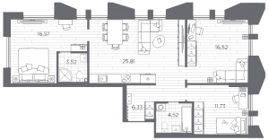 планировка, фото №1