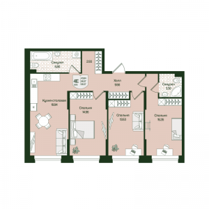 планировка, фото №1