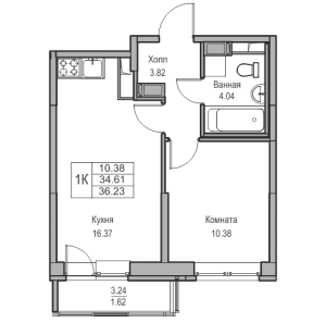 планировка, фото №1