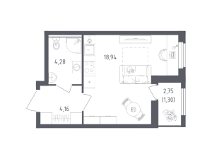 планировка, фото №1