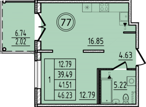 планировка, фото №1