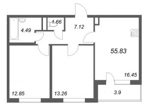 планировка, фото №1