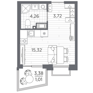 планировка, фото №1