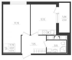 планировка, фото №1