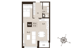 планировка, фото №1