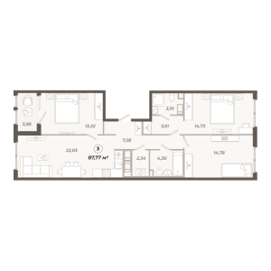 планировка, фото №1