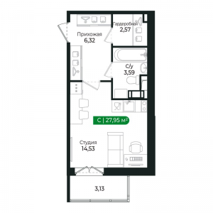 планировка, фото №1