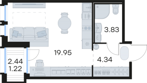 планировка, фото №1