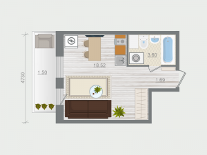 планировка, фото №1