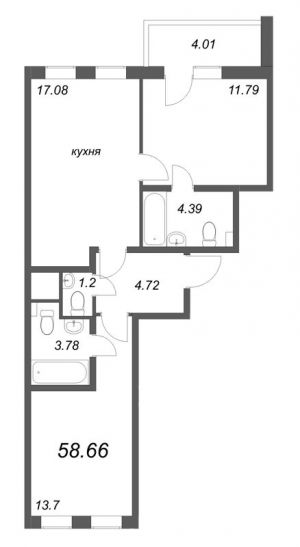 планировка, фото №1