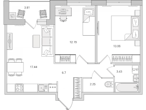 планировка, фото №1