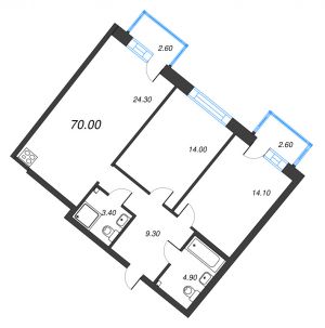 планировка, фото №1