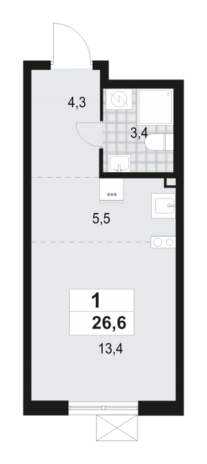 планировка, фото №1