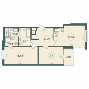 планировка, фото №1