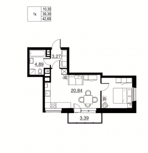 планировка, фото №1