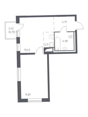 планировка, фото №1