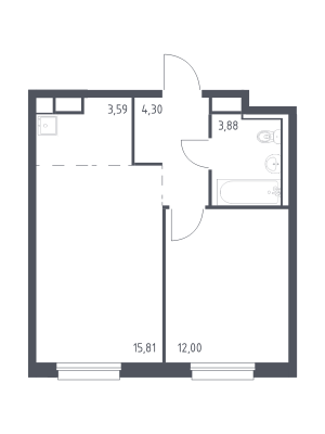 планировка, фото №1