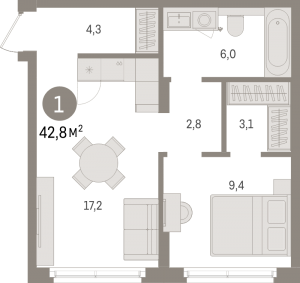 планировка, фото №1