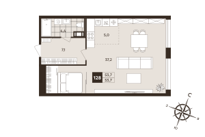 планировка, фото №1