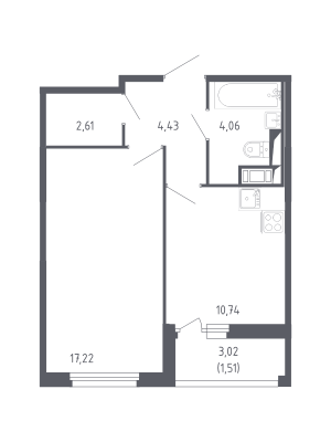планировка, фото №1