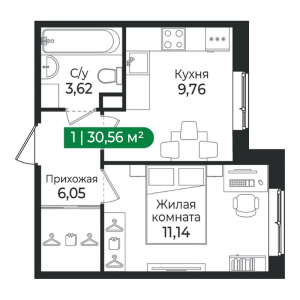 планировка, фото №1